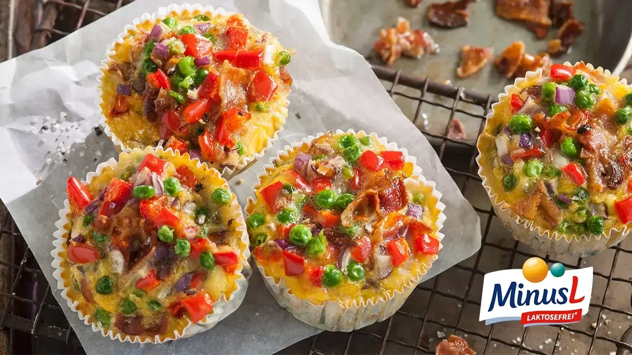 Bunte Gemüsemuffins